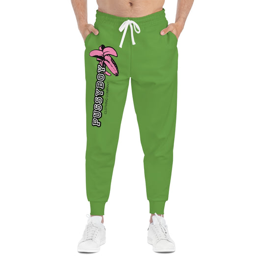 Pussyboy Copy of Athletic Joggers (AOP) GREEN