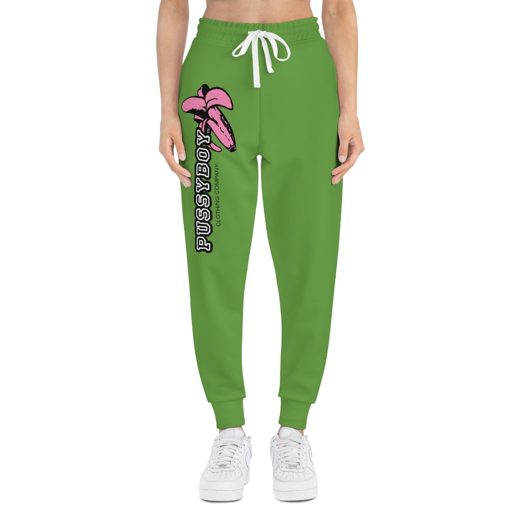 Pussyboy Copy of Athletic Joggers (AOP) GREEN