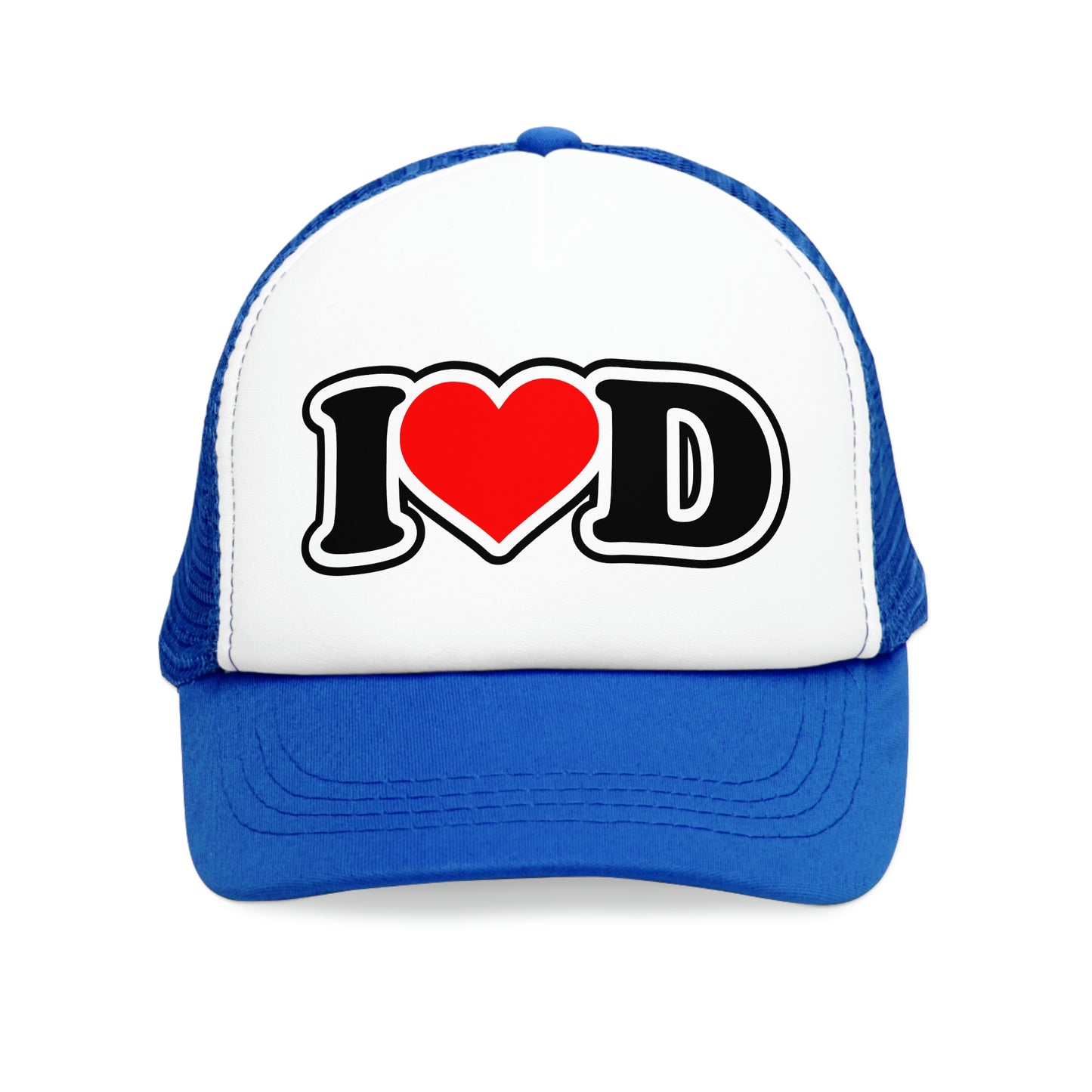 I Heart D Mesh Trucker Cap