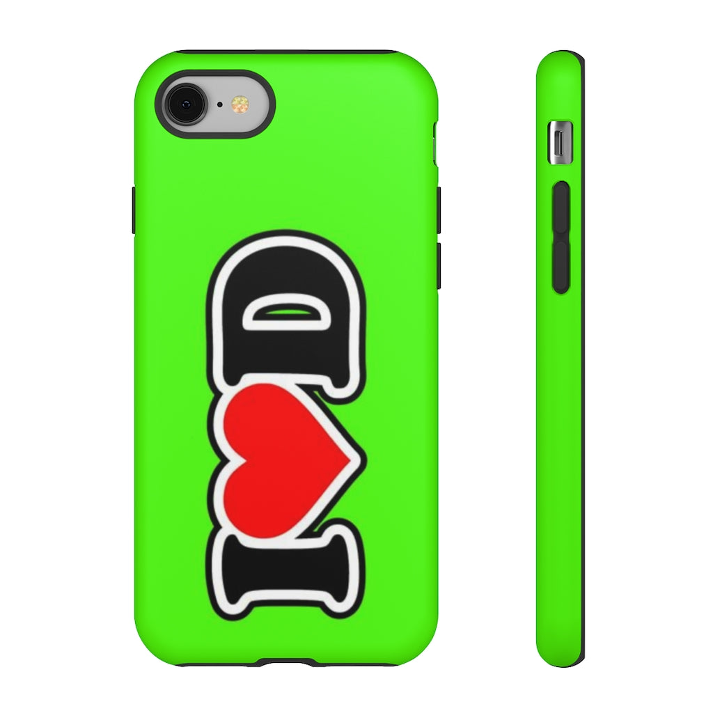 I Heart D Tough Cases GREEN