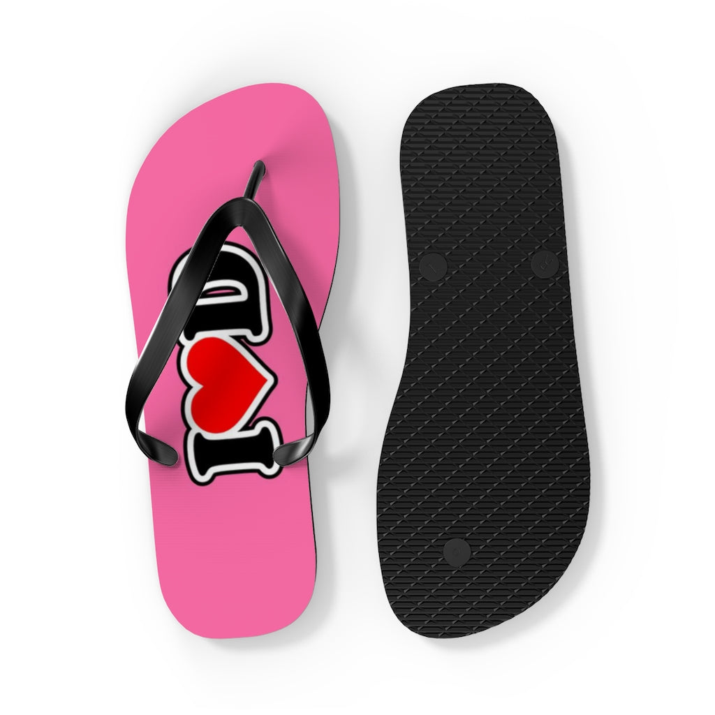 I Heart DFlip Flops PINK