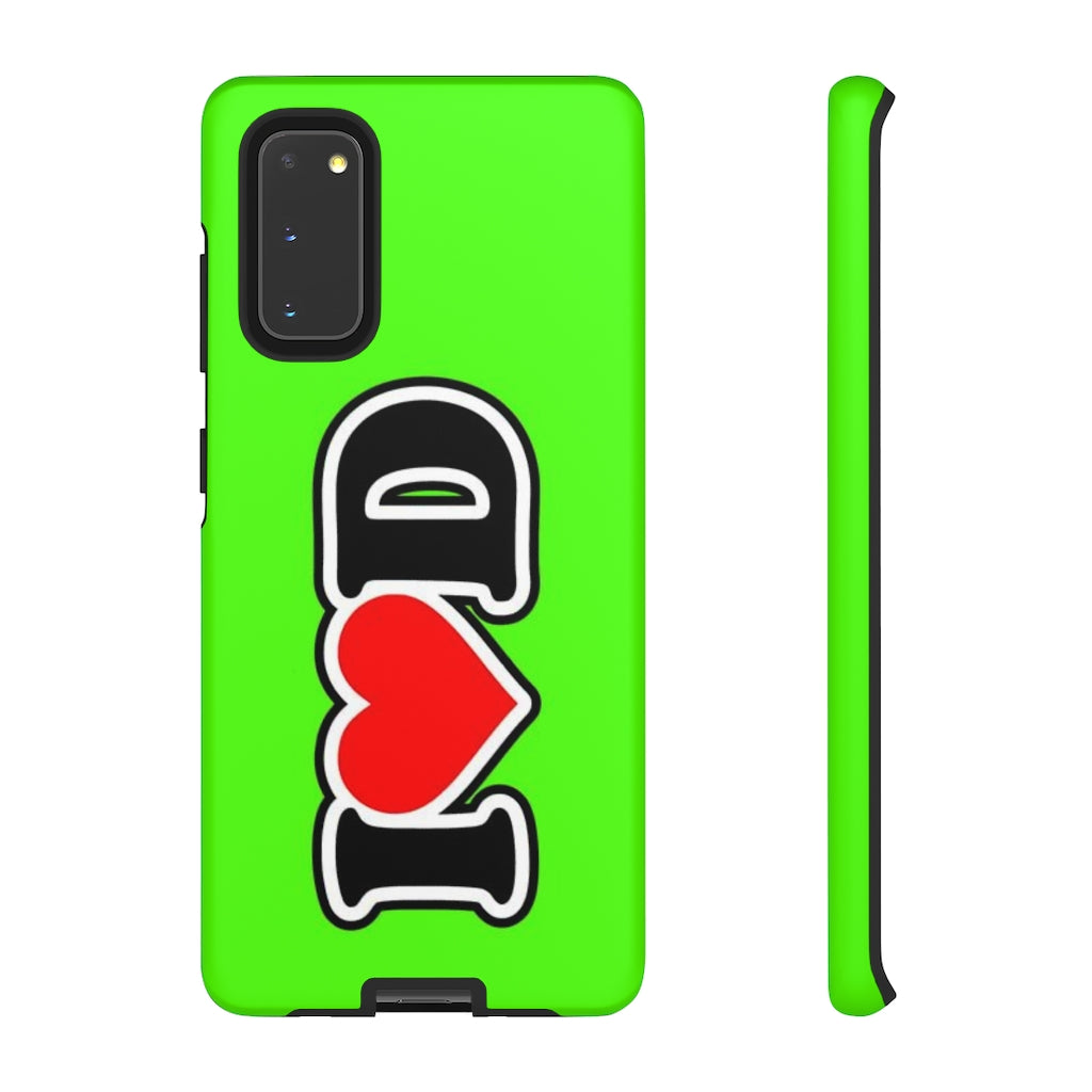 I Heart D Tough Cases GREEN