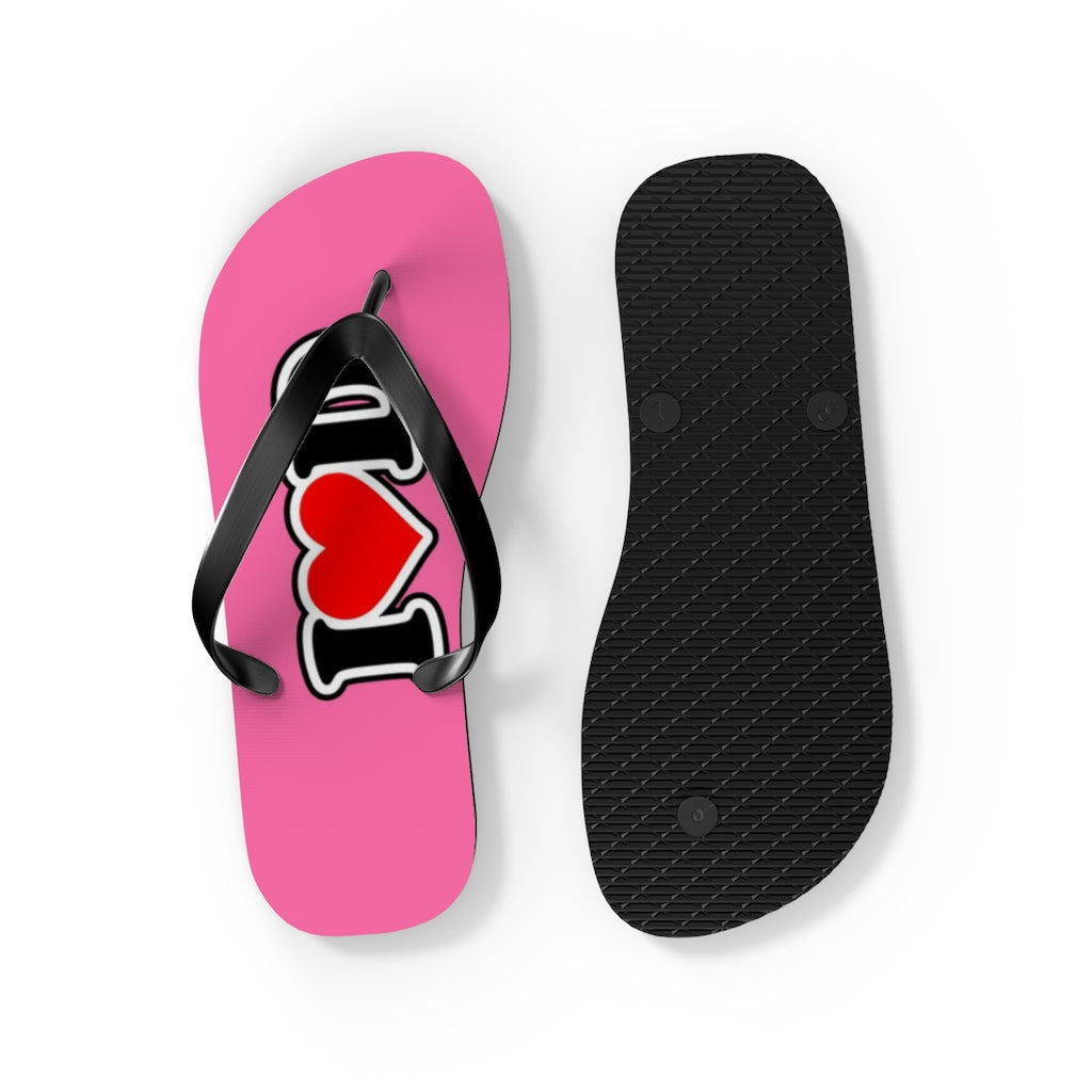 I Heart DFlip Flops PINK