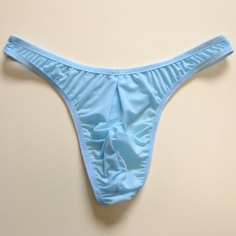 Translucent Ice Silk Thong