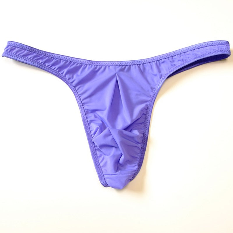 Translucent Ice Silk Thong