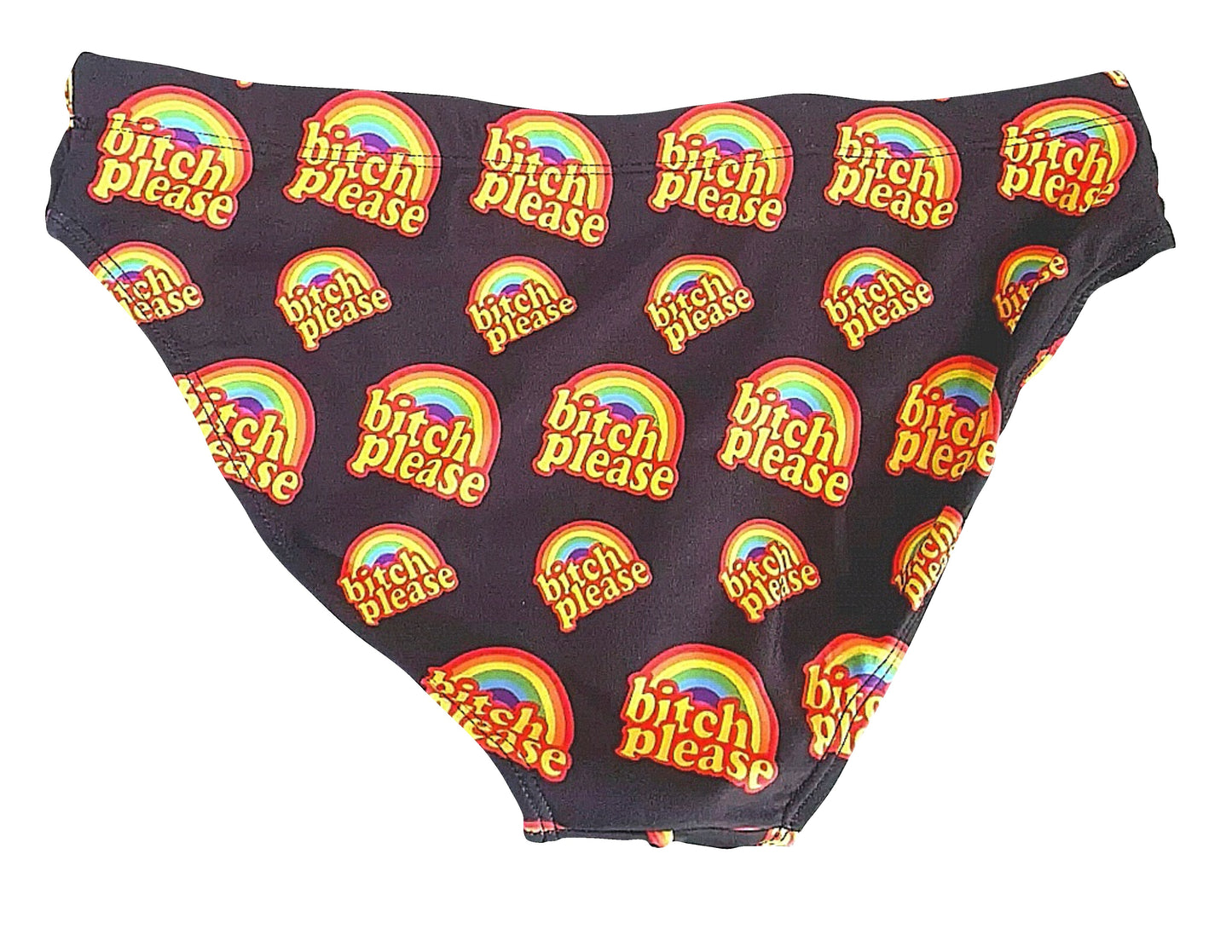 B*tch Please all over print swim brief