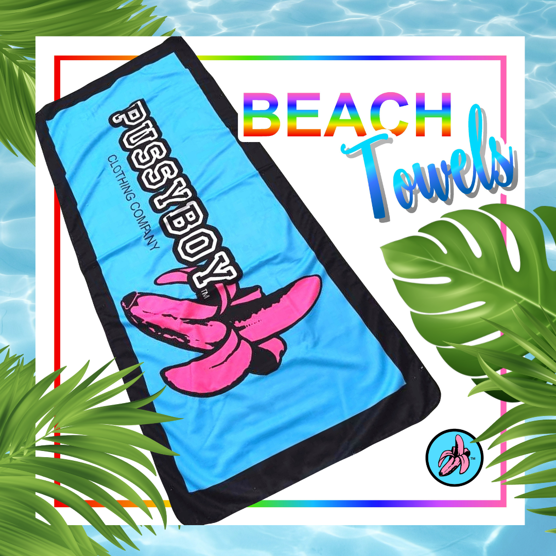 Pussyboy beach towel