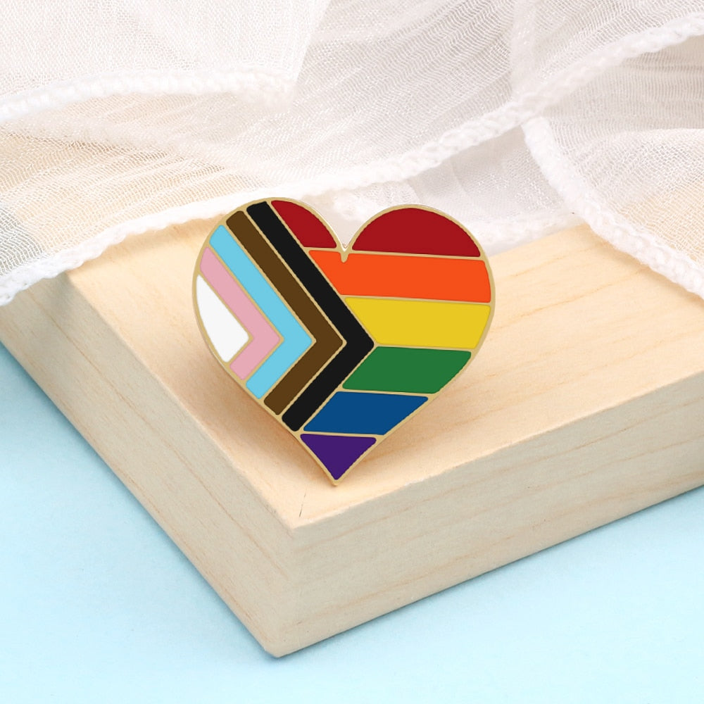 Rainbow LGBTQ Custom Enamel Pins Pride Lesbian Gay Brooch Pansexual Asexual Bisexual Transgender