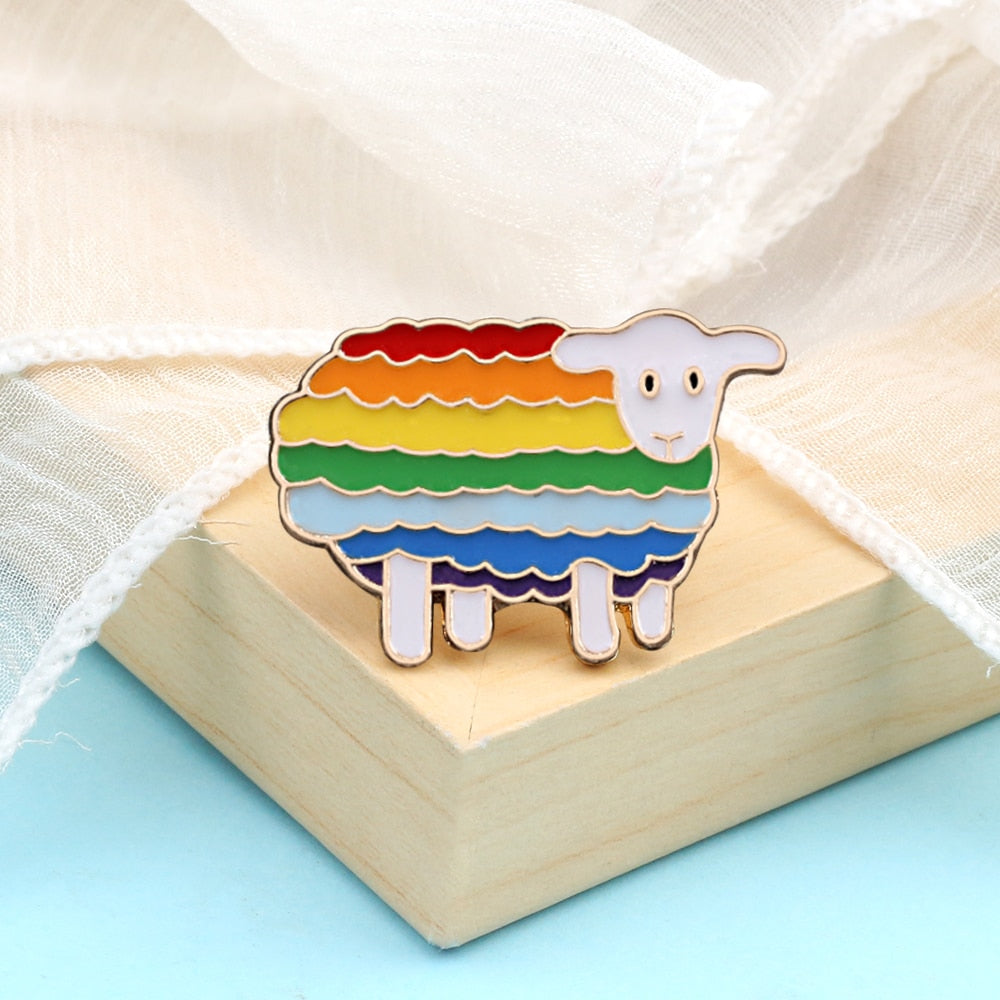 Rainbow LGBTQ Custom Enamel Pins Pride Lesbian Gay Brooch Pansexual Asexual Bisexual Transgender