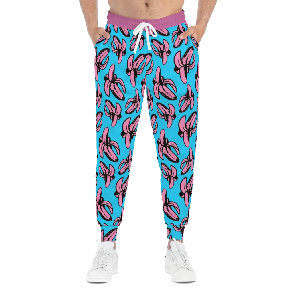 Banana all over print Athletic Joggers (AOP)