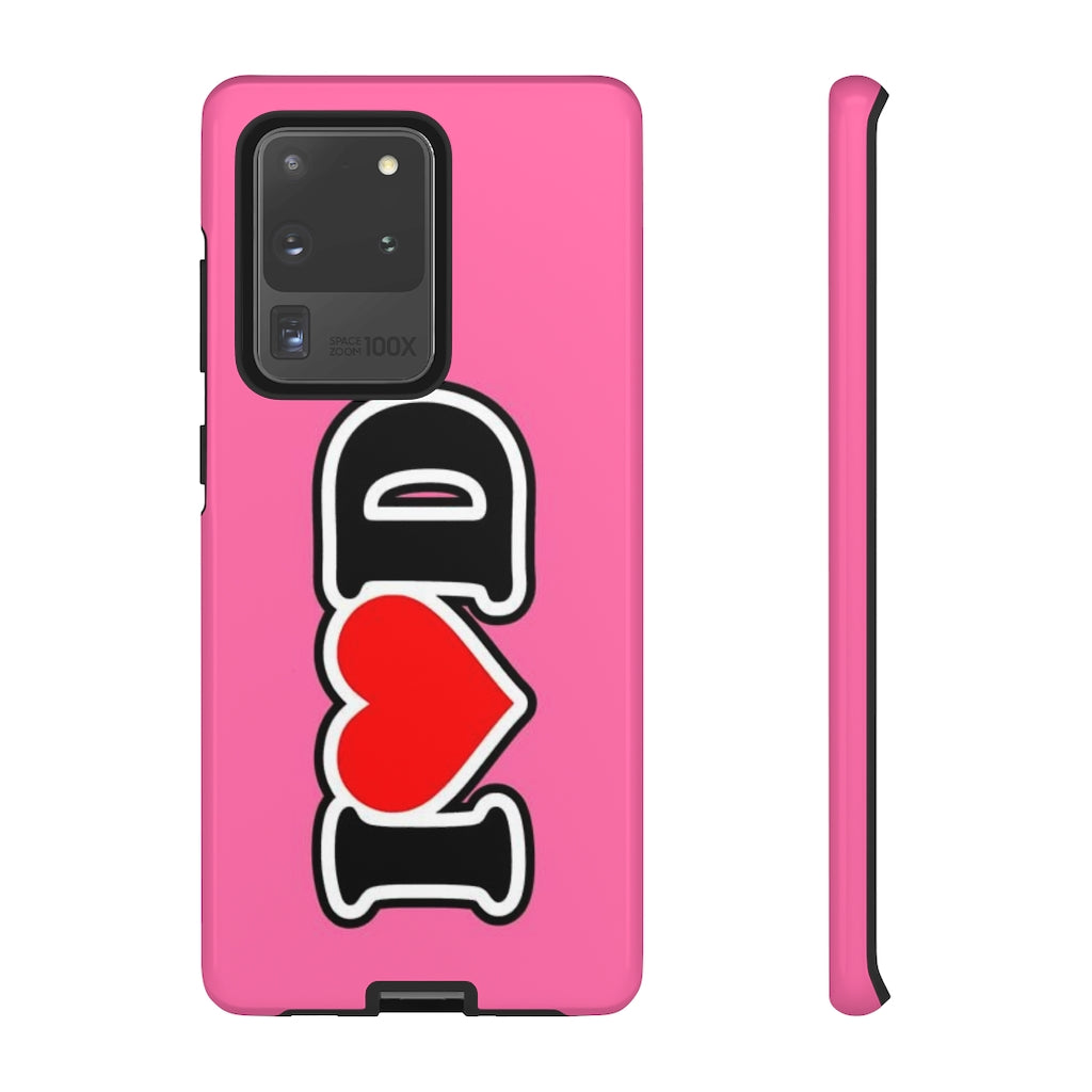 I Heart D Tough Cases PINK