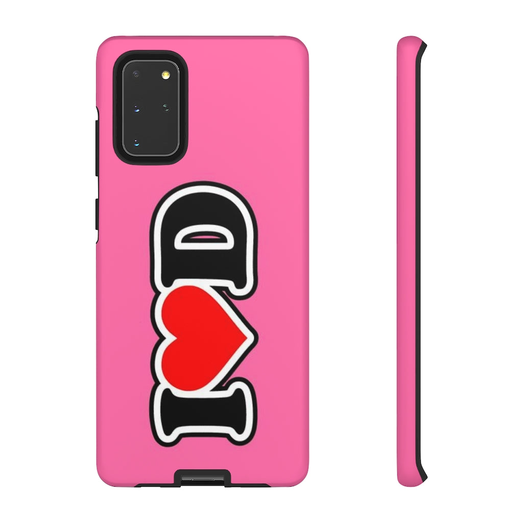 I Heart D Tough Cases PINK