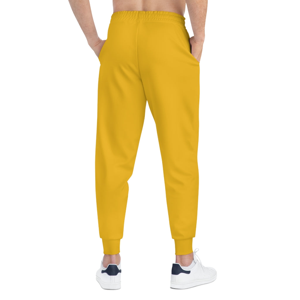 Pussybot Copy of Athletic Joggers (AOP) YELLOW