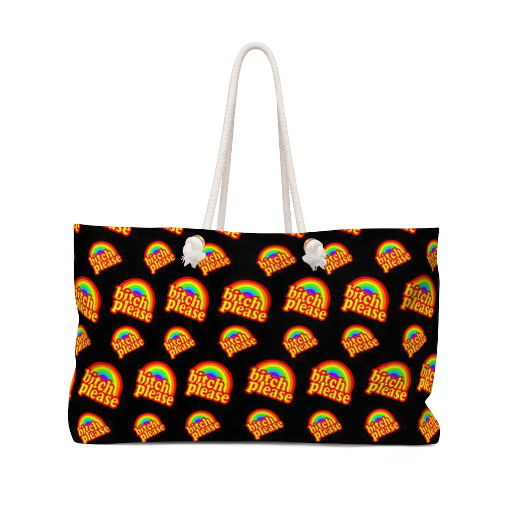 B*tch Please all over print Weekender Bag