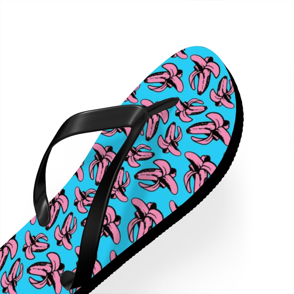 Banana all over print Flip Flops