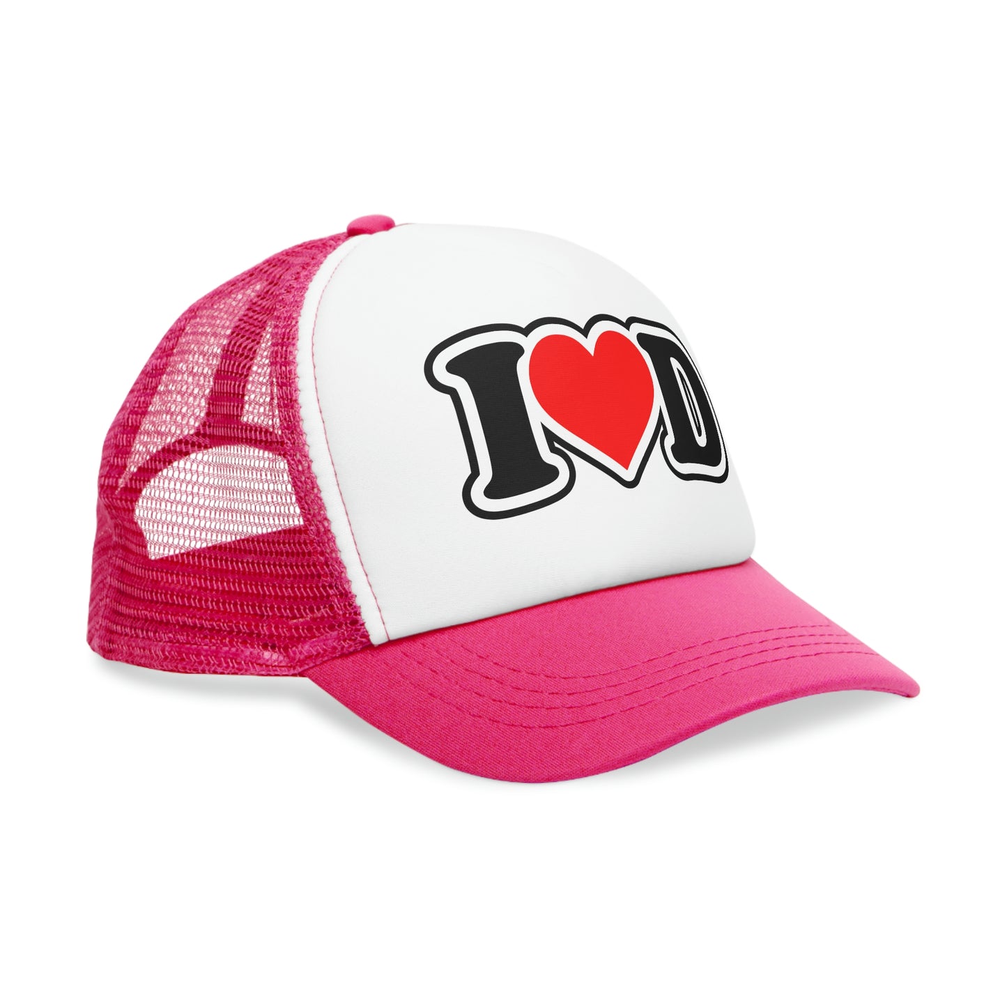 I Heart D Mesh Trucker Cap