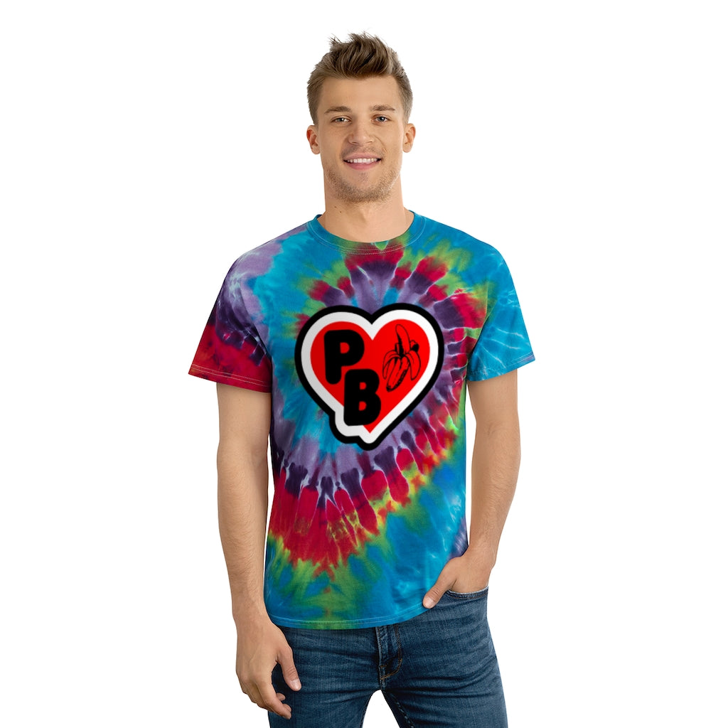 PB logo Tie-Dye Tee, Spiral