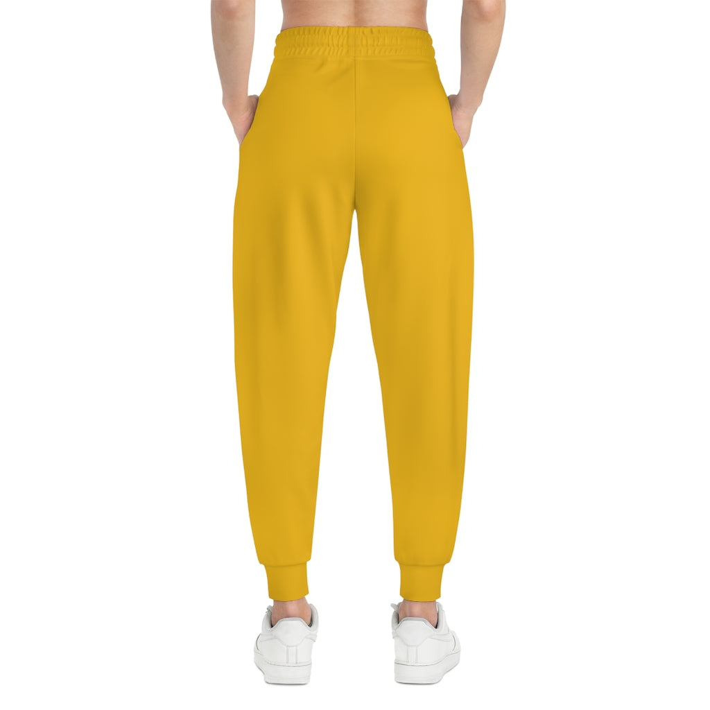 Pussybot Copy of Athletic Joggers (AOP) YELLOW