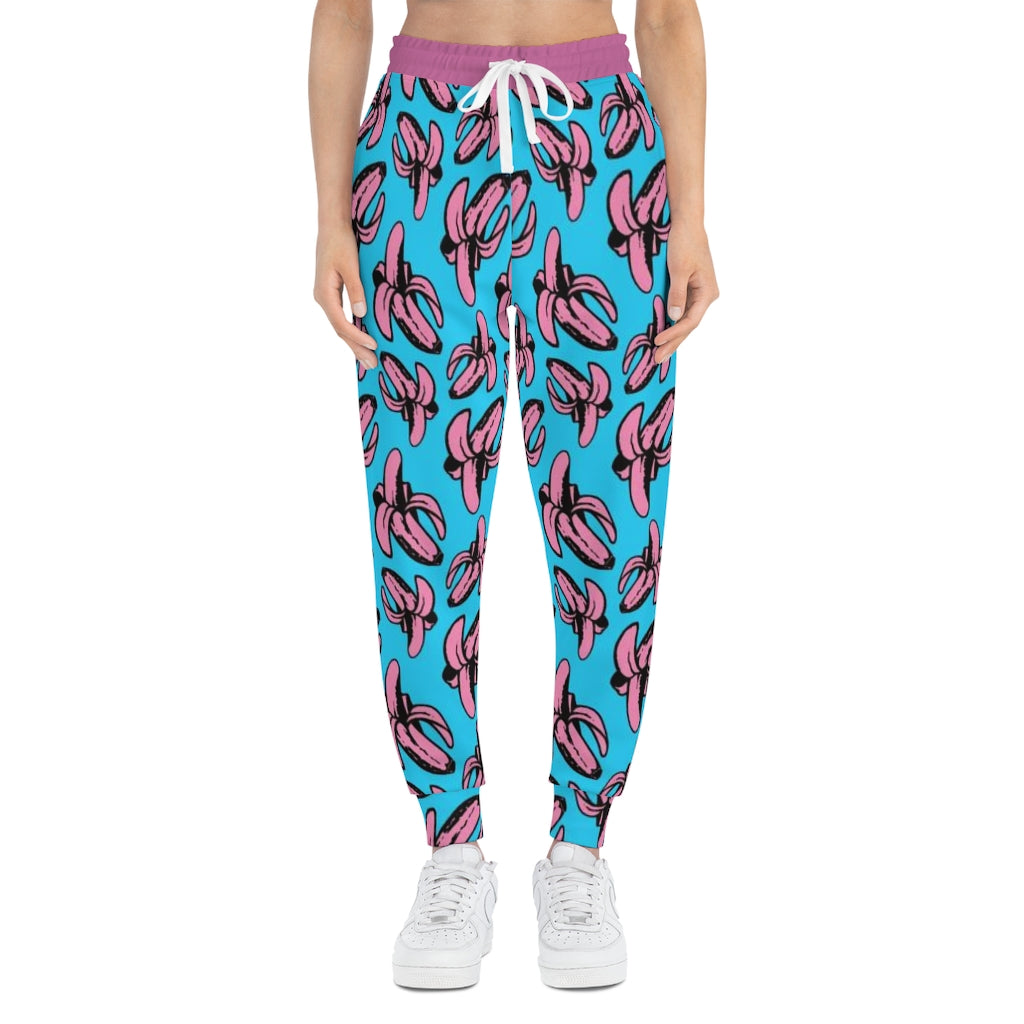 Banana all over print Athletic Joggers (AOP)