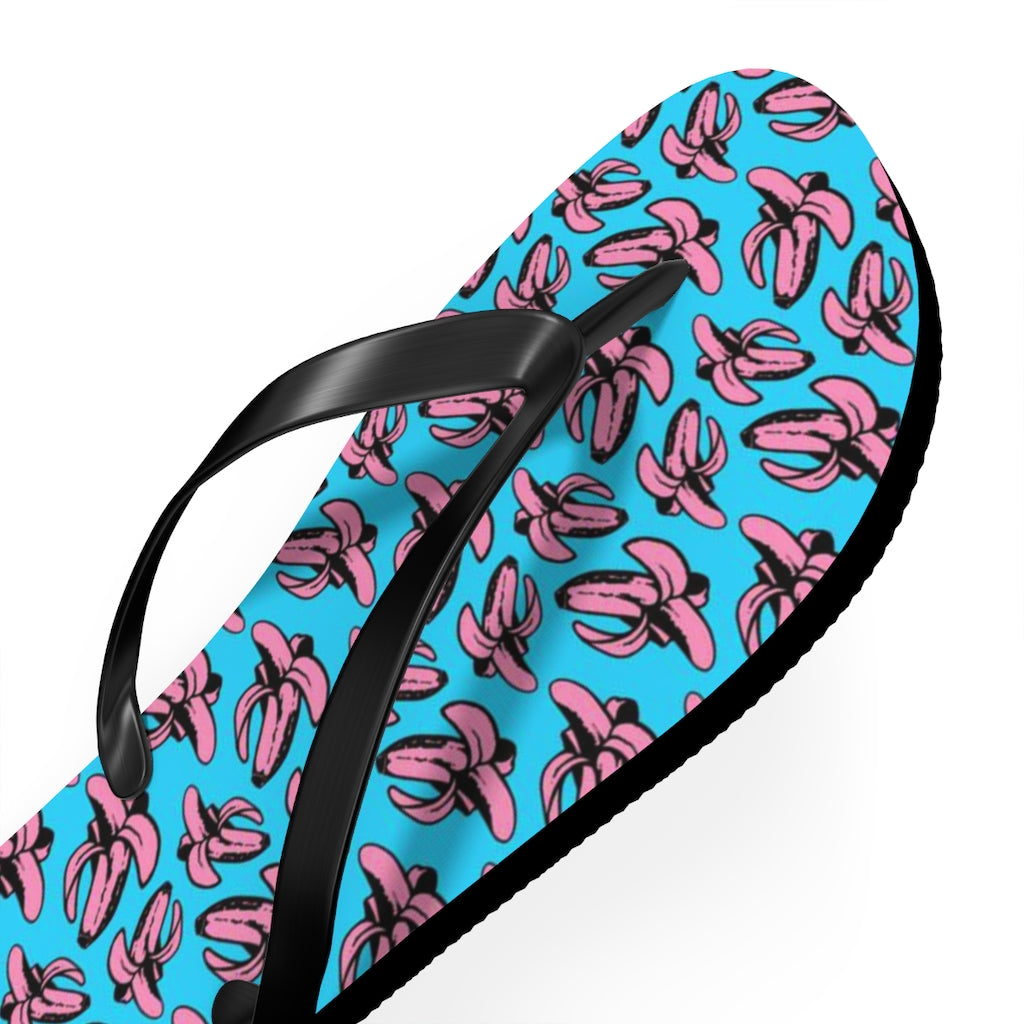 Banana all over print Flip Flops