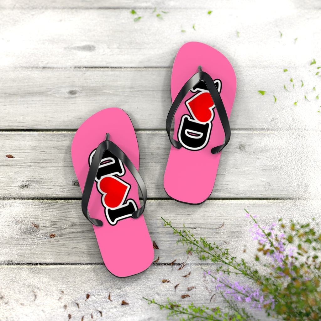 I Heart DFlip Flops PINK