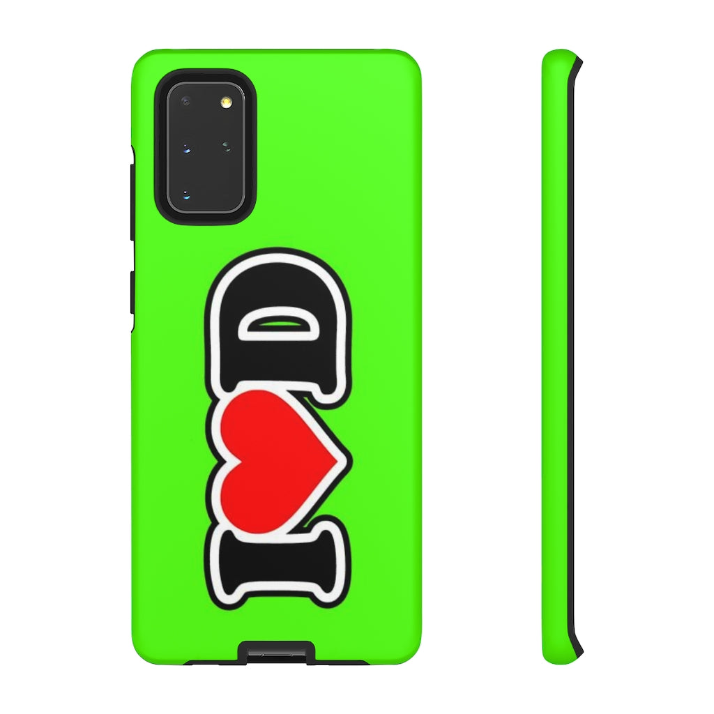 I Heart D Tough Cases GREEN