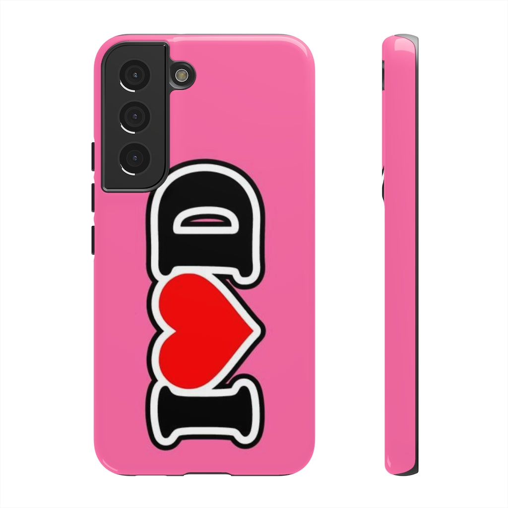 I Heart D Tough Cases PINK