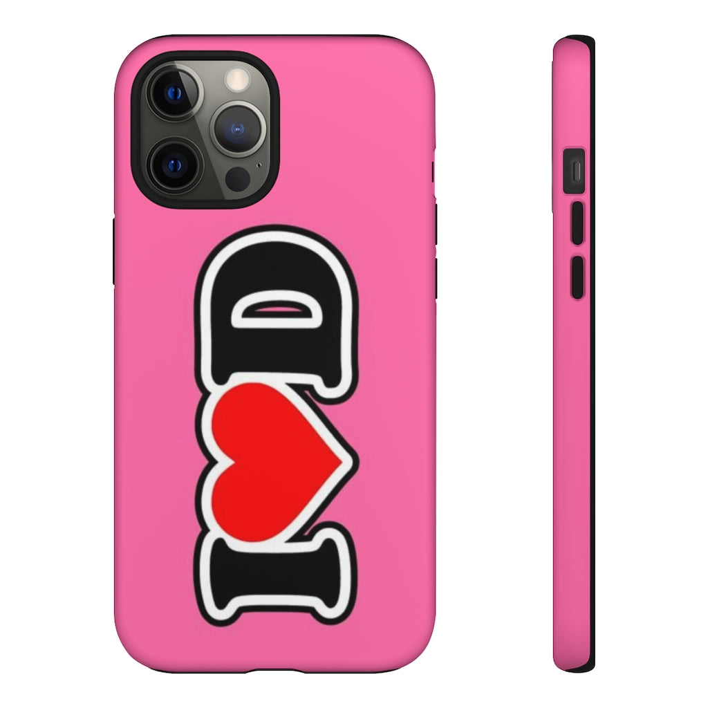 I Heart D Tough Cases PINK