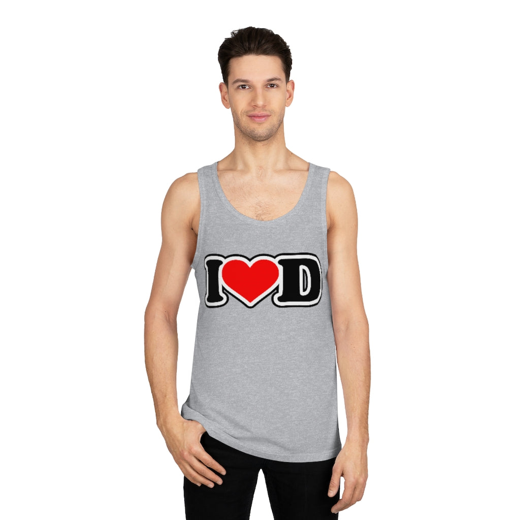 I Heart D Unisex Softstyle™ Tank Top