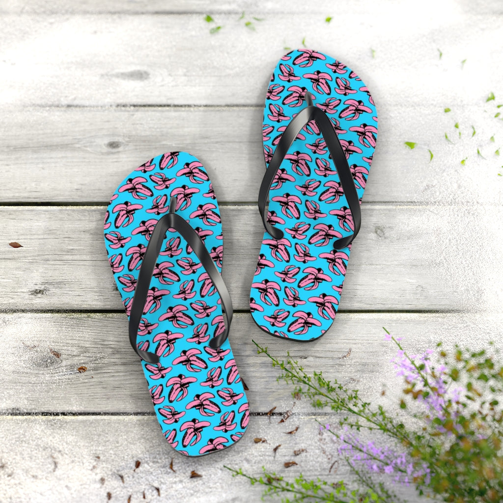 Banana all over print Flip Flops