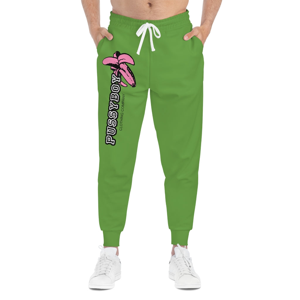 Pussyboy Copy of Athletic Joggers (AOP) GREEN