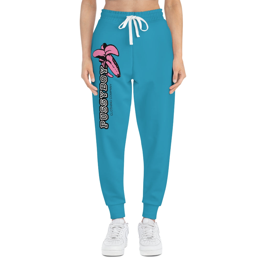 Pussyboy Athletic Joggers (AOP) BLUE