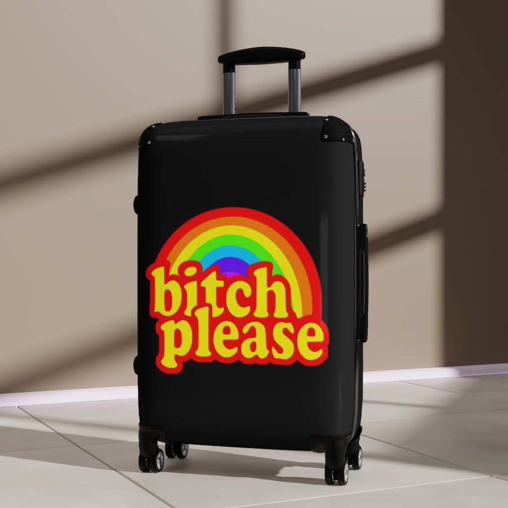 B*tch please Suitcases BLACK