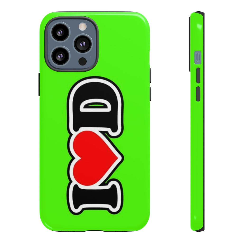 I Heart D Tough Cases GREEN