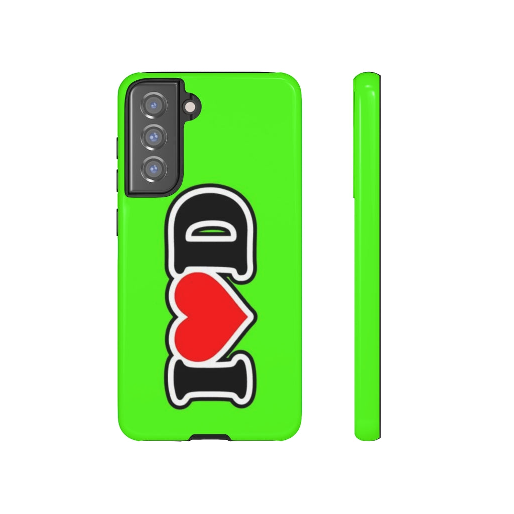 I Heart D Tough Cases GREEN