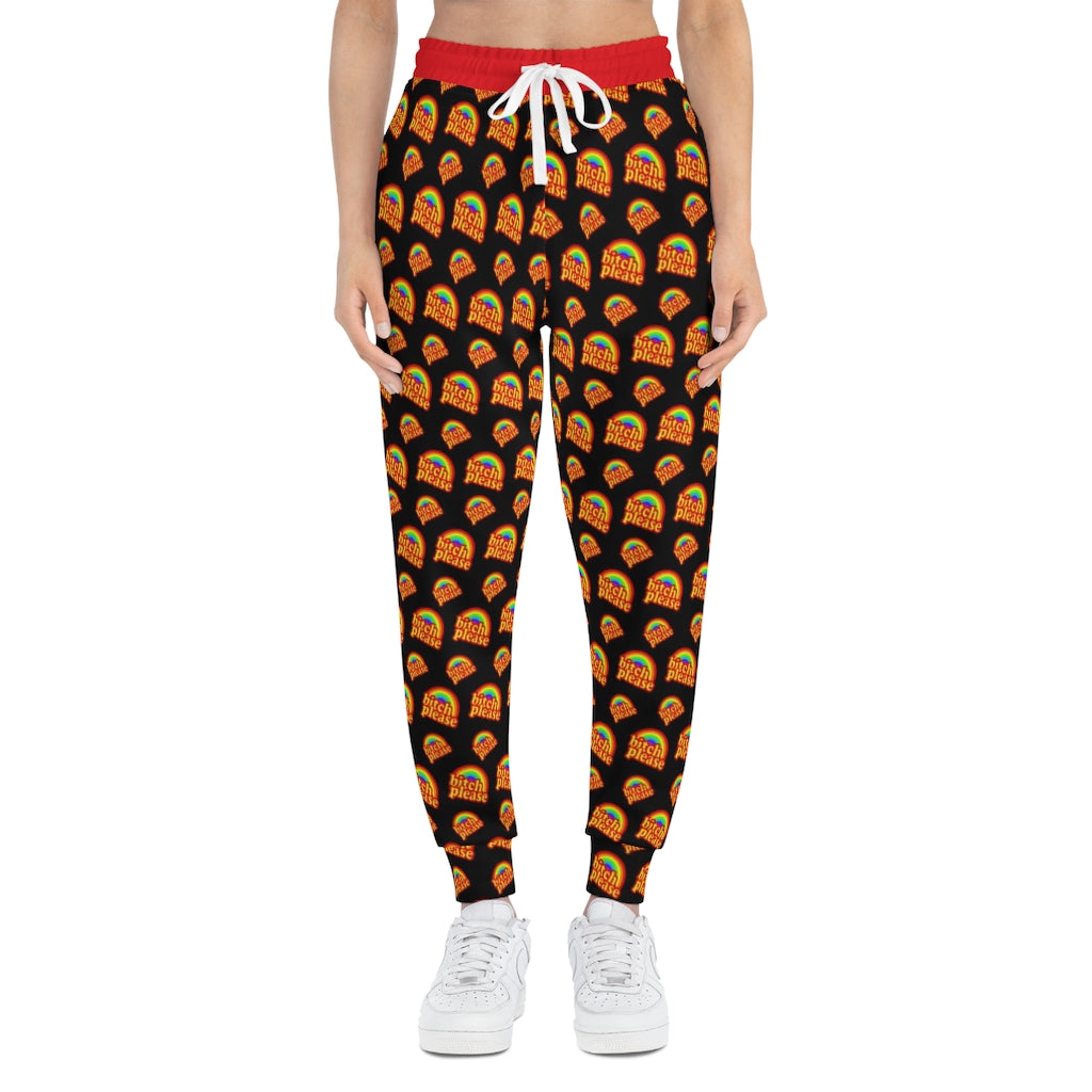 B*tch Please all over print Athletic Joggers (AOP)