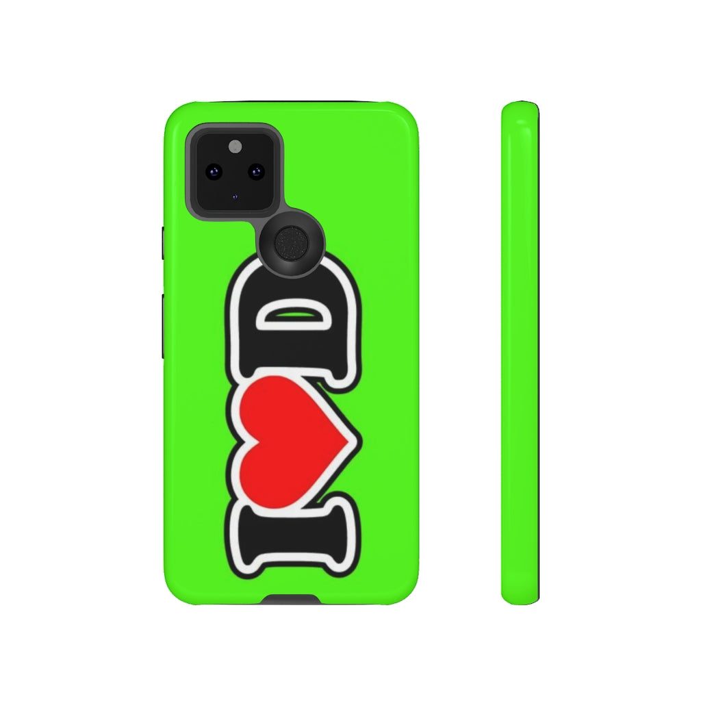 I Heart D Tough Cases GREEN