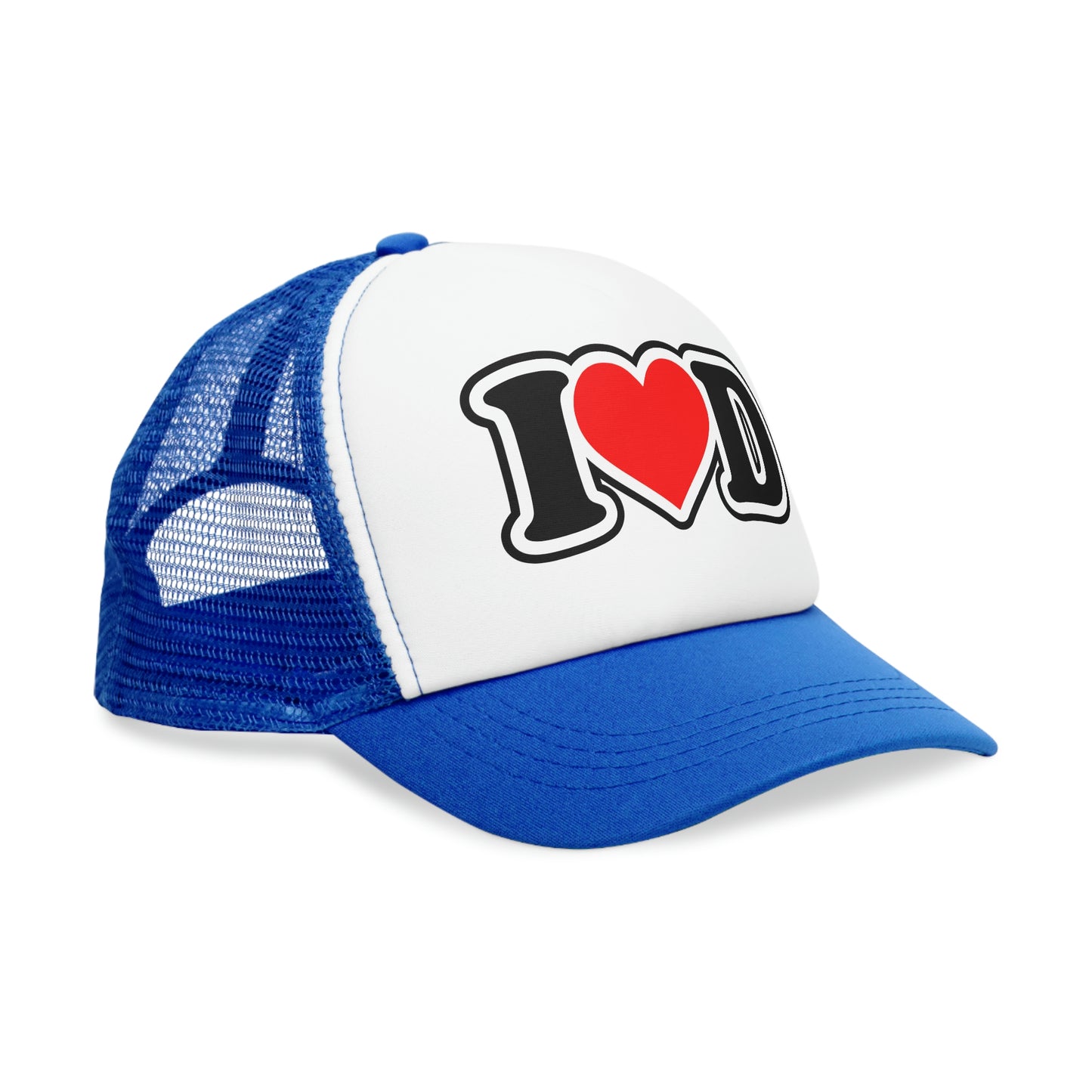 I Heart D Mesh Trucker Cap