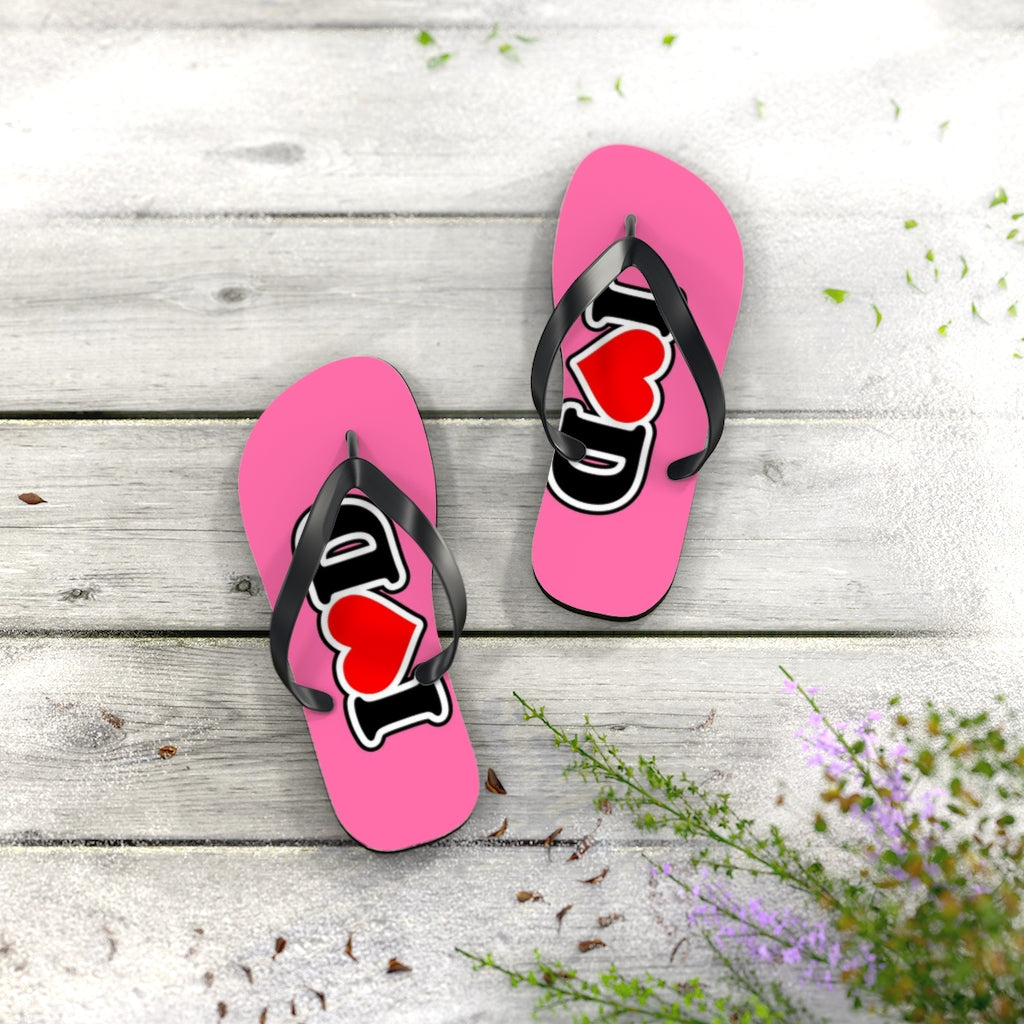 I Heart DFlip Flops PINK